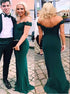 Off The Shoulder Mermaid Spandex Prom Dresses With Appliques LBQ0322